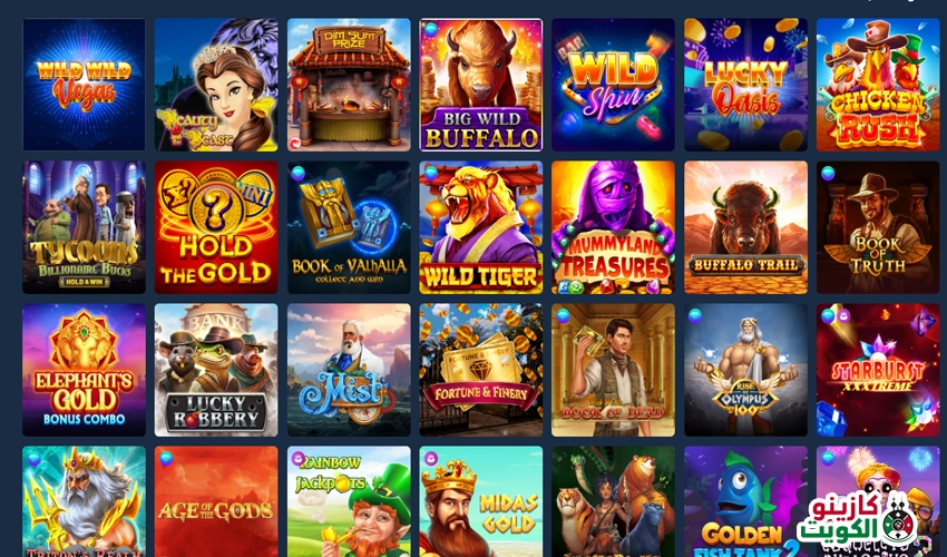 ألعاب كازينو Platincasino – مكتبة ألعاب حديثة